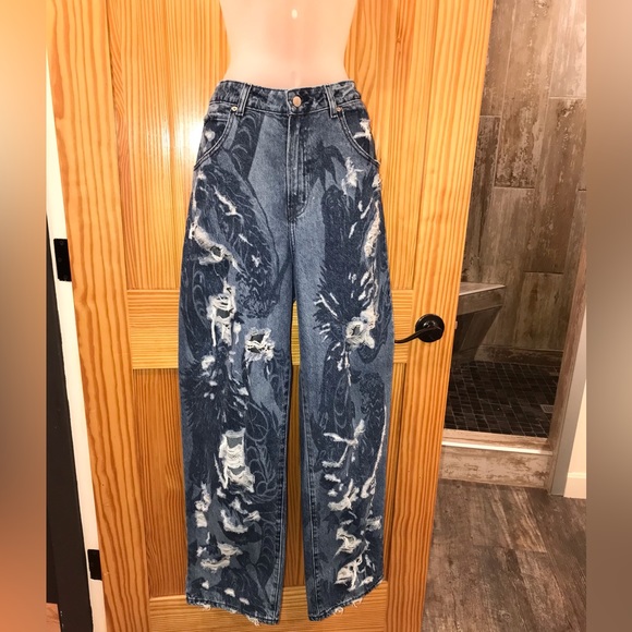 Urban Outfitters Jeans Nwturban Outfitters Baggy Distressed Jeans